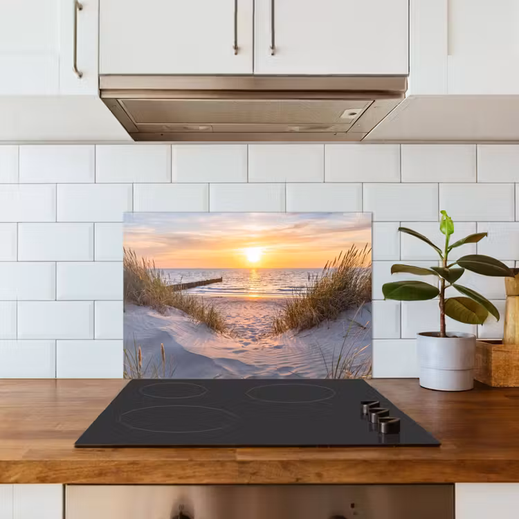 Strand - Zonsondergang - Natuur - Landschap keuken achterwand spatscherm klein -sfeer2