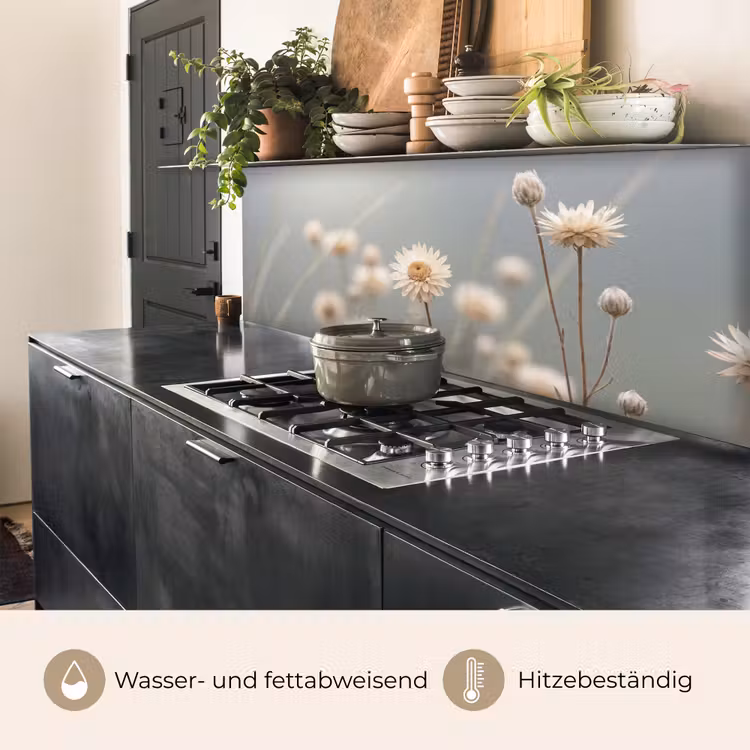 Strobloemen - Wit - Daglicht keuken achterwand 2 middel -usp_DE