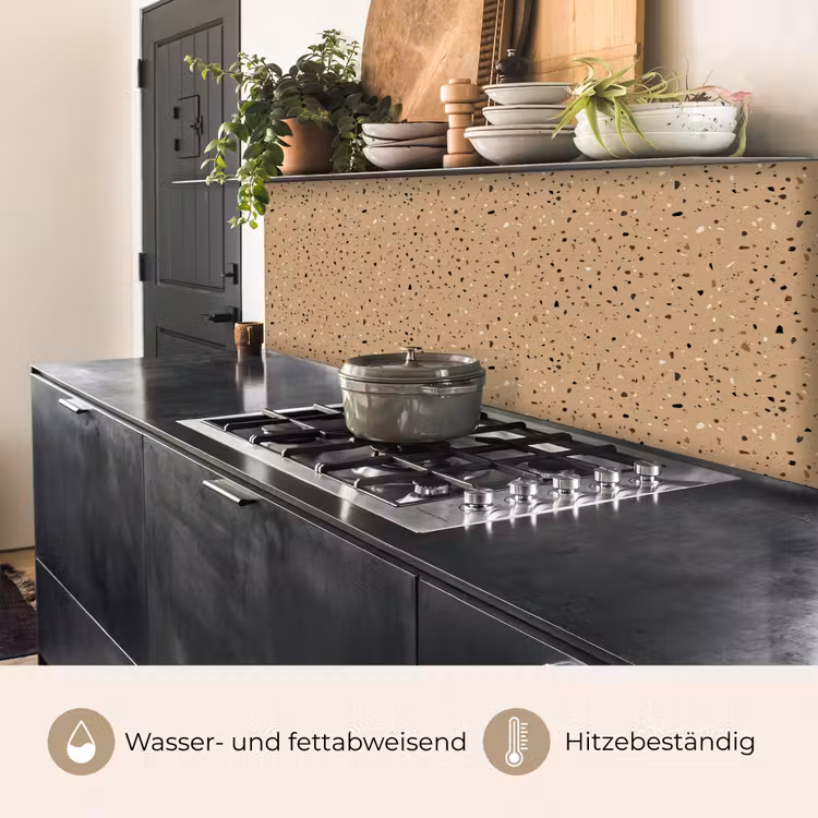 Terrazzo - Patroon - Beige keuken achterwand 2 middel 871 -usp_DE