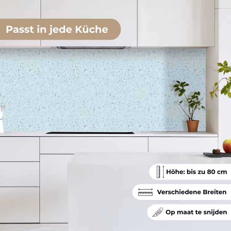 Terrazzo - Patroon - Kleurrijk - Baby Blauw keuken achterwand 2 middel 871 -sfeer4_DE