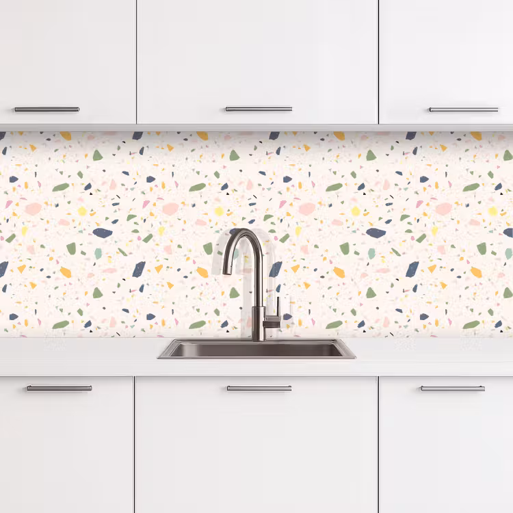 Terrazzo - Patroon - Kleurrijk - Festival keuken achterwand 2 middel 871 -3d