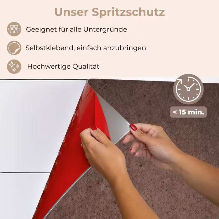 Textuur - Beton - Abstract - Donker - Bruin keuken achterwand spatscherm klein -spatscherm_DE