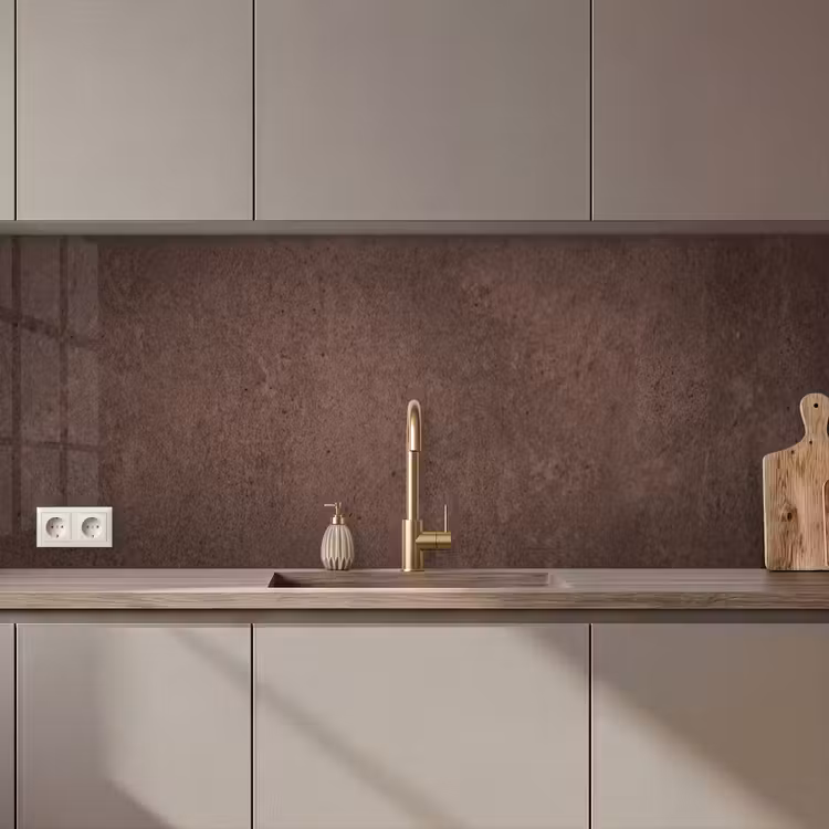 Textuur - Beton - Abstract - Donker - Bruin keuken achterwand 2 middel zz_3dshopping