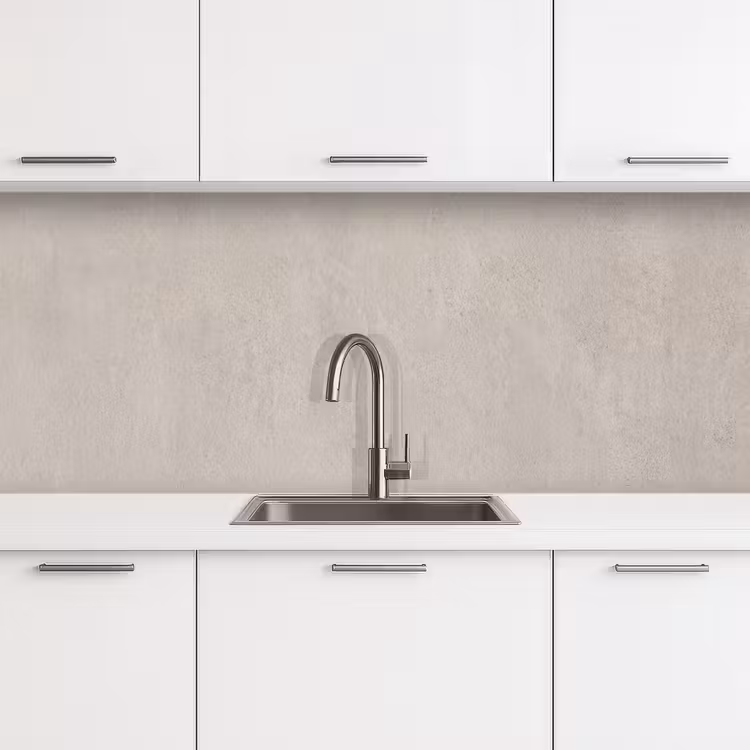 Textuur - Effen - Abstract - Beige keuken achterwand 2 middel -3d
