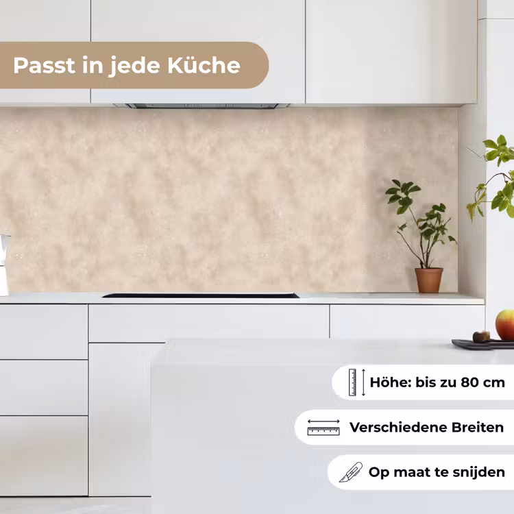 Structuur - Spikkels - Beige keuken achterwand 2 middel 871 -sfeer4_DE