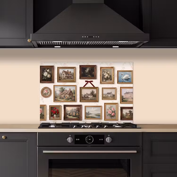 Dier - Kat - Portret - Klassiek keuken achterwand spatscherm klein -sfeer1