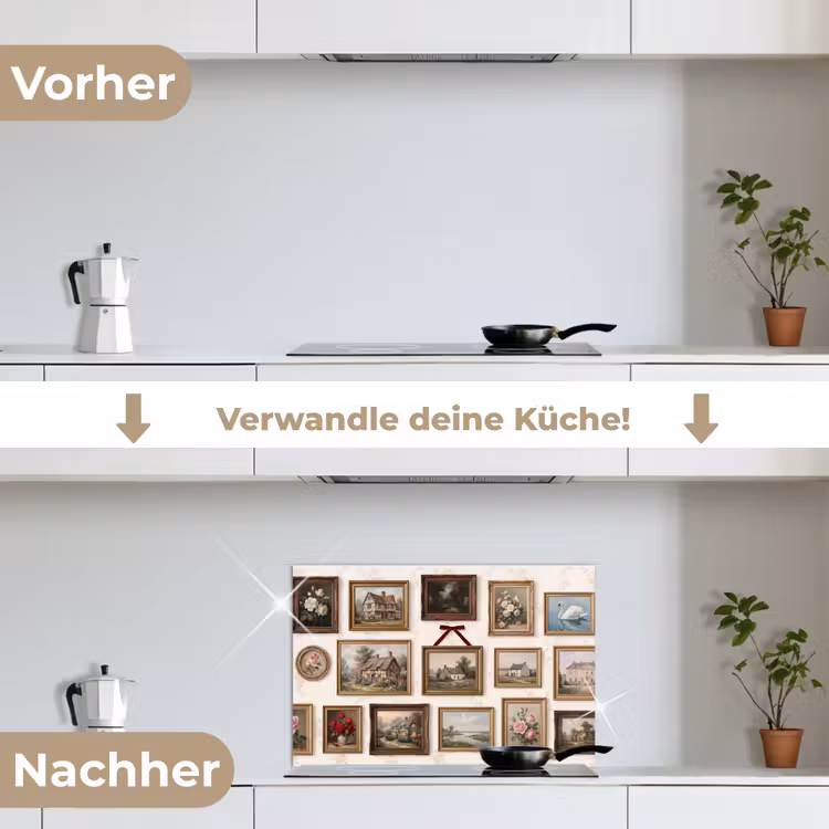 Dier - Kat - Portret - Klassiek keuken achterwand spatscherm klein -voor_na_DE