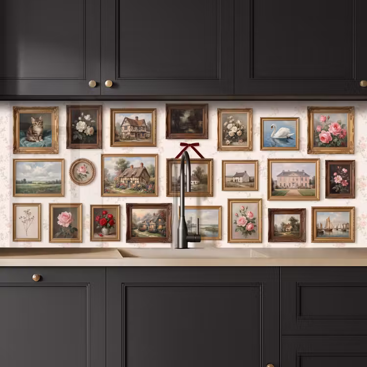 Dier - Kat - Portret - Klassiek keuken achterwand 2 middel -sfeer1