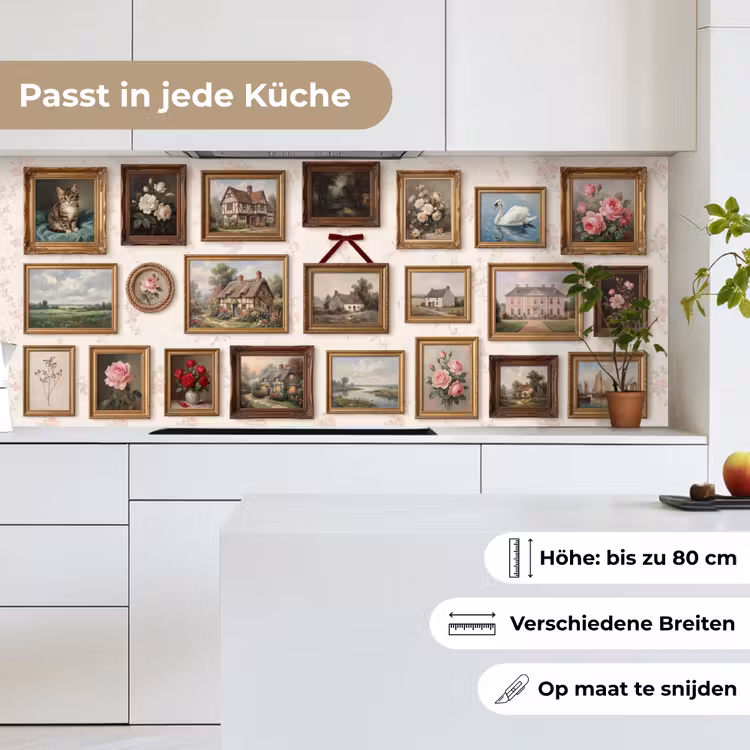 Dier - Kat - Portret - Klassiek keuken achterwand 2 middel -sfeer4_DE