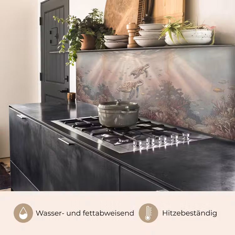 Dier - Onderwater - Oceaan - Illustratie - Zeeleven keuken achterwand 2 middel -usp_DE