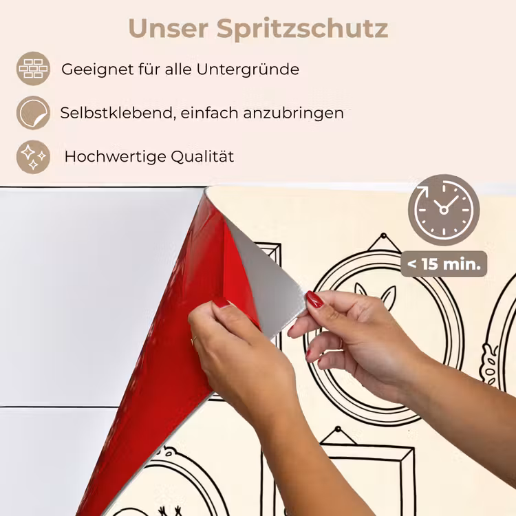 Dieren - Illustratie - Lijsten - Galerij - Speels keuken achterwand spatscherm klein -spatscherm_DE
