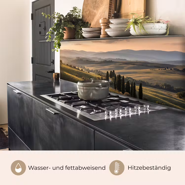 Toscaans - Landschap - Heuvels keuken achterwand 2 middel -usp_DE