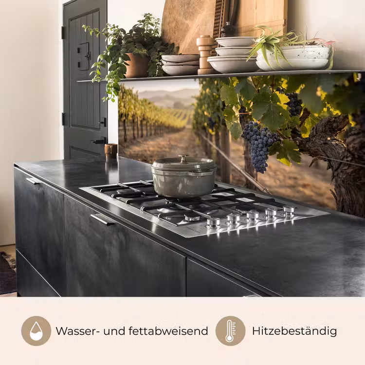 Druiven - Wijngaard - Zonlicht keuken achterwand 2 middel -usp_DE