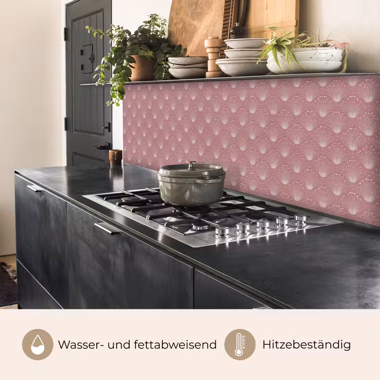 Trendy - Patroon - Roze keuken achterwand 2 middel 871 -usp_DE