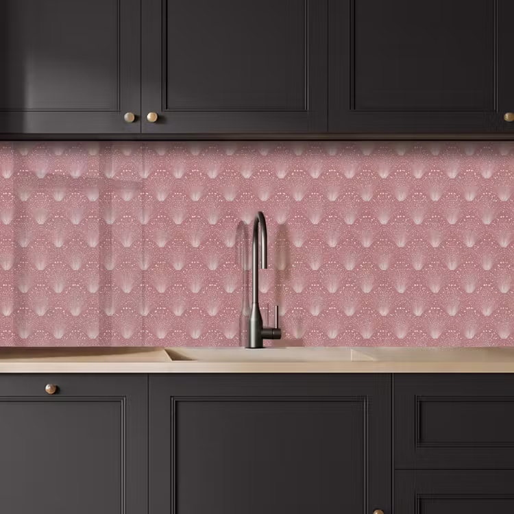 Trendy - Patroon - Roze keuken achterwand 2 middel 871 -sfeer1