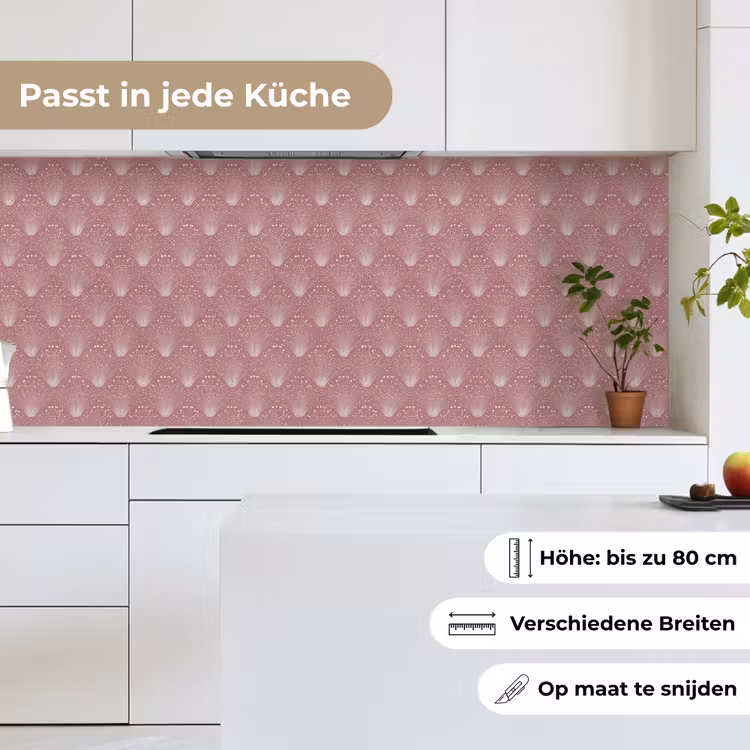 Trendy - Patroon - Roze keuken achterwand 2 middel 871 -sfeer4_DE