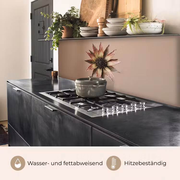 Droogbloem - Protea - Vintage - Beige - Rustiek keuken achterwand 2 middel -usp_DE