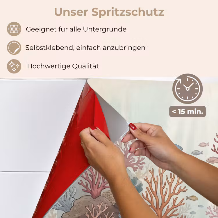 Onderwater - Koraal - Vis - Natuur keuken achterwand spatscherm klein -spatscherm_DE