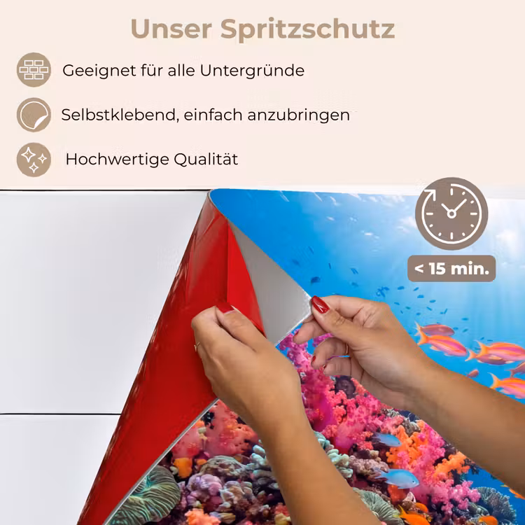 Onderwater - Koraalrif - Vissen - Oceaan - Natuur keuken achterwand spatscherm klein -spatscherm_DE
