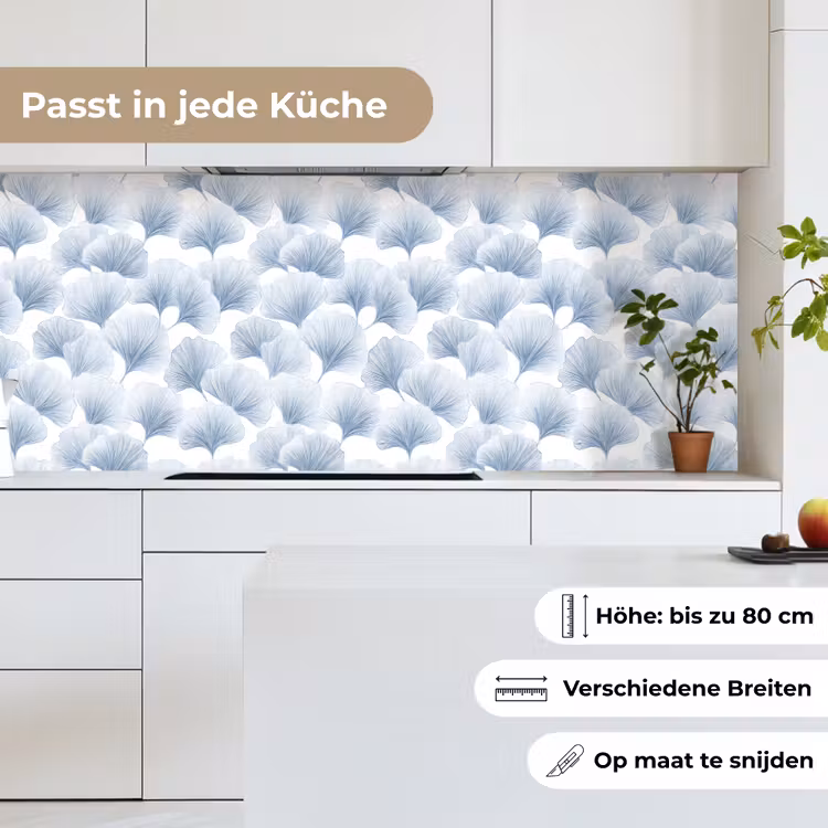 Waaier - Modern - Blauw keuken achterwand 2 middel 871 -sfeer4_DE
