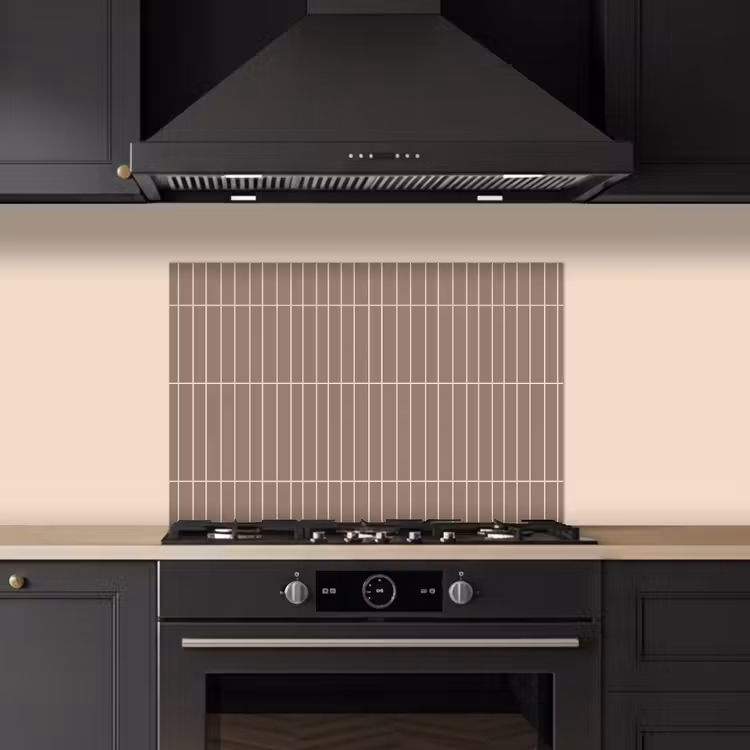 Verticaal - Wandtegel - Terracotta keuken achterwand spatscherm klein 900 -sfeer1
