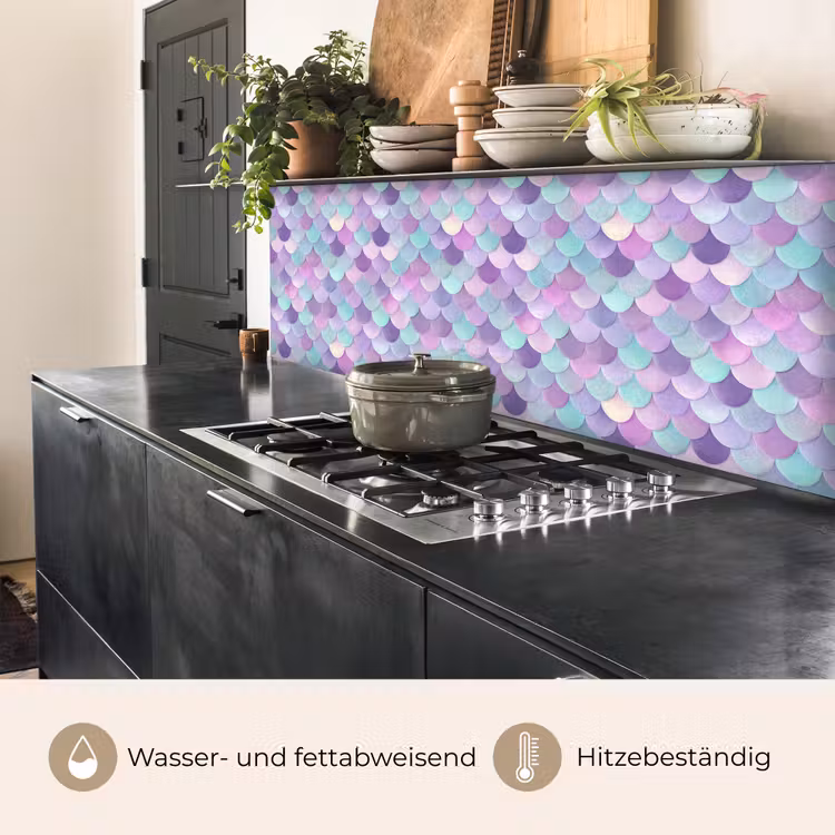 Dromerig - Zeemeermin - Pastel keuken achterwand 2 middel 871 -usp_DE