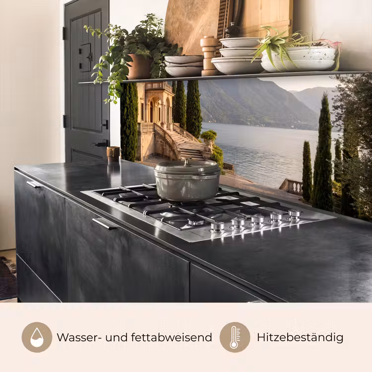 Küchenrückwand - Villa – Wasser – Treppen - Villa - water -trappen keuken achterwand 2 middel