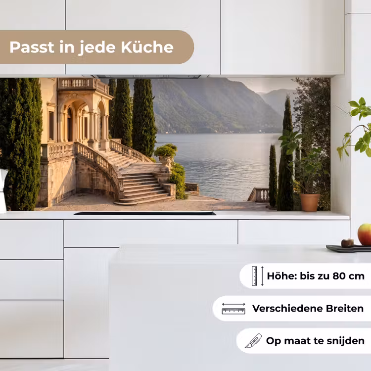 Küchenrückwand - Villa – Wasser – Treppen - Villa - water -trappen keuken achterwand 2 middel
