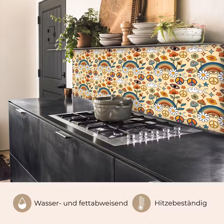 Vintage - Patronen - Zomer keuken achterwand 2 middel 871 -usp_DE