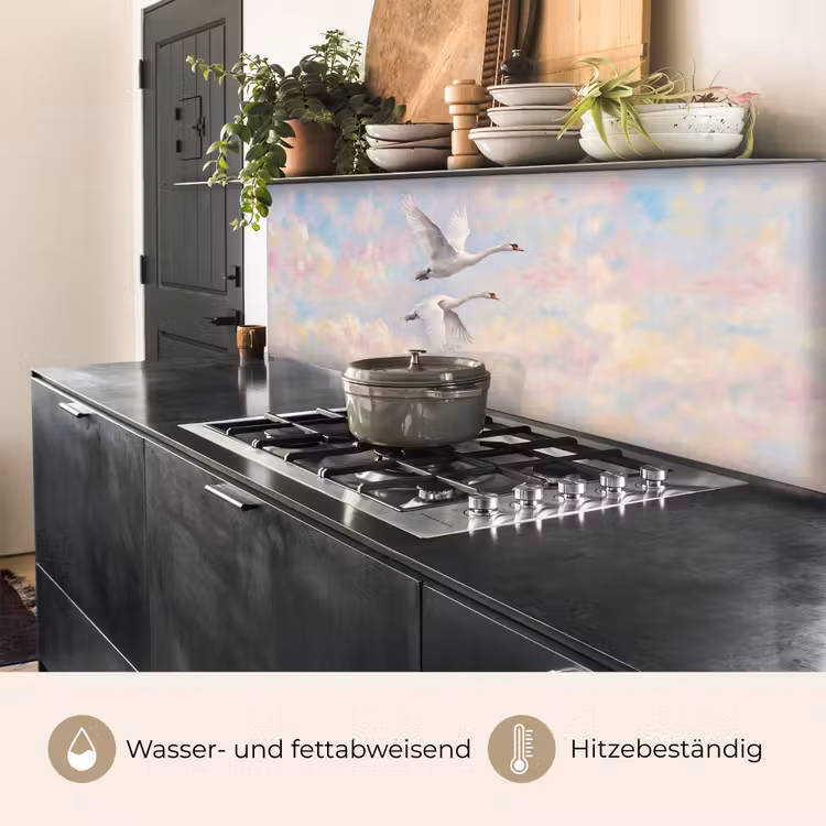 Vogel - Vliegend - Lucht - Modern - Pastel keuken achterwand 2 middel -usp_DE