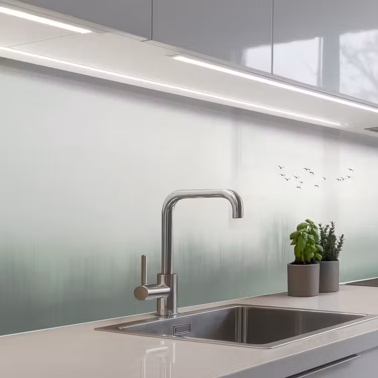Vogel - Vlucht - Natuur - Minimalistisch keuken achterwand 2 middel -3d_schuin