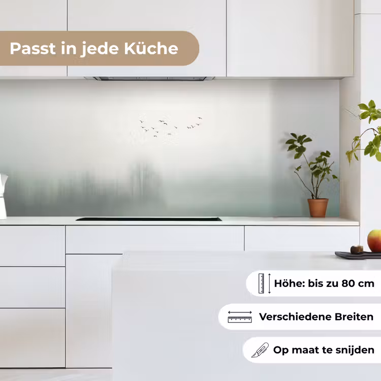 Vogel - Vlucht - Natuur - Minimalistisch keuken achterwand 2 middel -sfeer4_DE