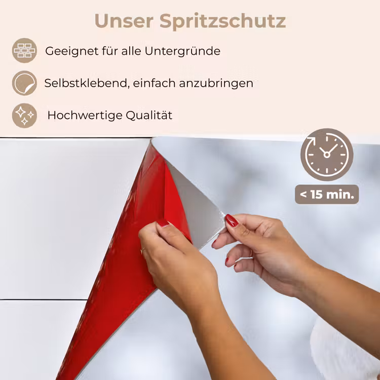 Vogeltje - Sneeuw - Tak - Winter - Zacht keuken achterwand spatscherm klein -spatscherm_DE