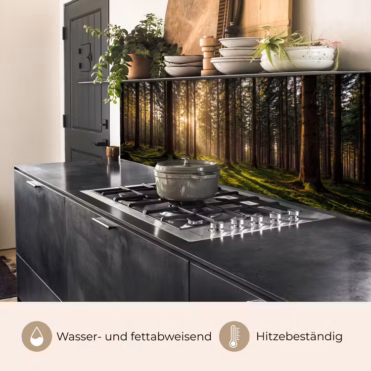 Bos - Gras - Zonlicht keuken achterwand 2 middel -usp_DE