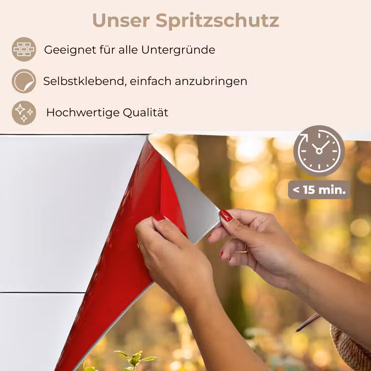 Houtsnip - Bos - Bladeren - Herfst - Gecamoufleerd keuken achterwand spatscherm klein -spatscherm_DE