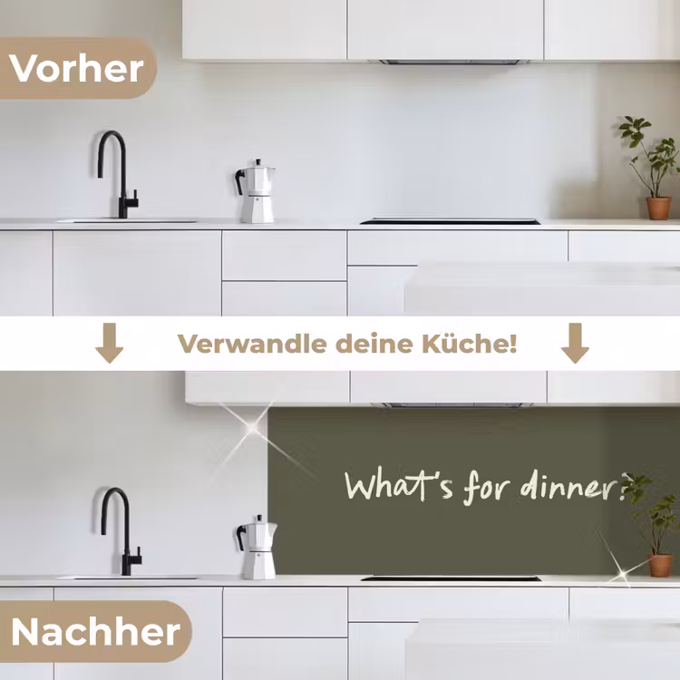 Whats for dinner? keuken achterwand 2 middel -voor-na_DE