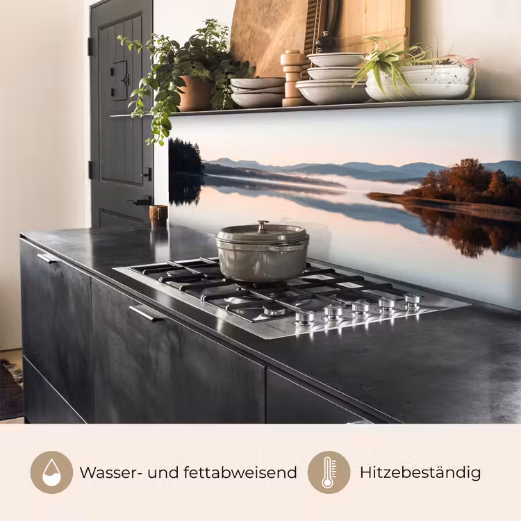 Water - Bomen - Mistlaag keuken achterwand 2 middel -usp_DE