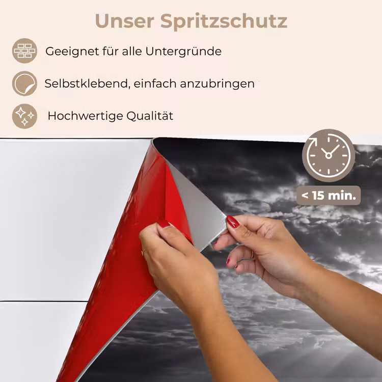 Water - Boot - Lucht - Natuur - Zwart-wit keuken achterwand spatscherm klein -spatscherm_DE