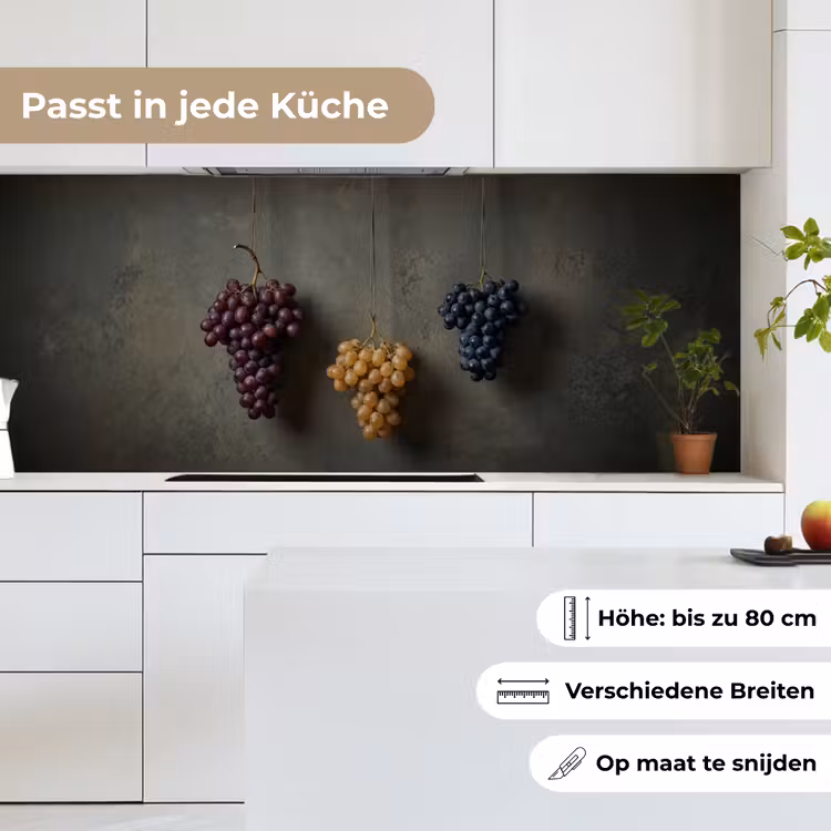 Druiven - Kleurrijk - Muur keuken achterwand 2 middel -sfeer4_DE