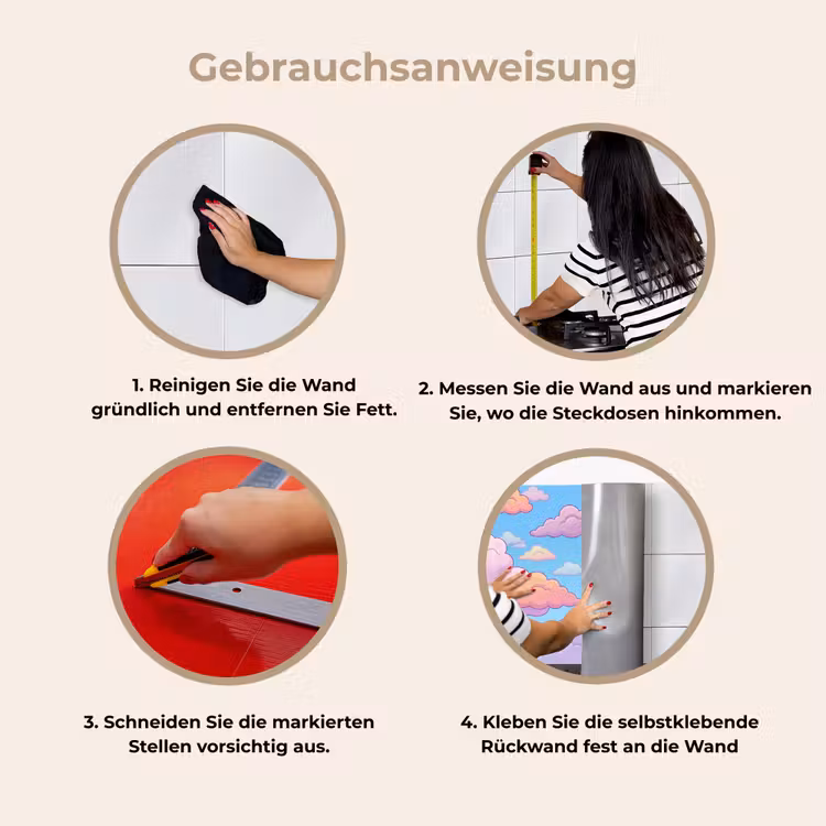 Wolk - Lucht - Natuur - Illustratie - Pastel keuken achterwand 2 middel -gebruiksaanwijzing_DE