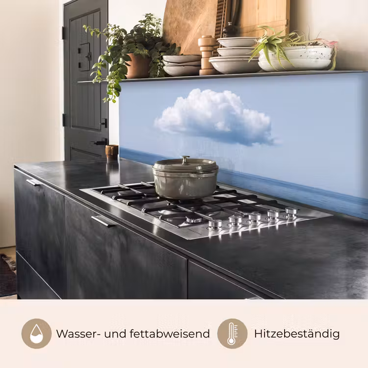 Küchenrückwand - Wolke – Regen – Natur - Wolk - Regen - Natuur keuken achterwand 2 middel