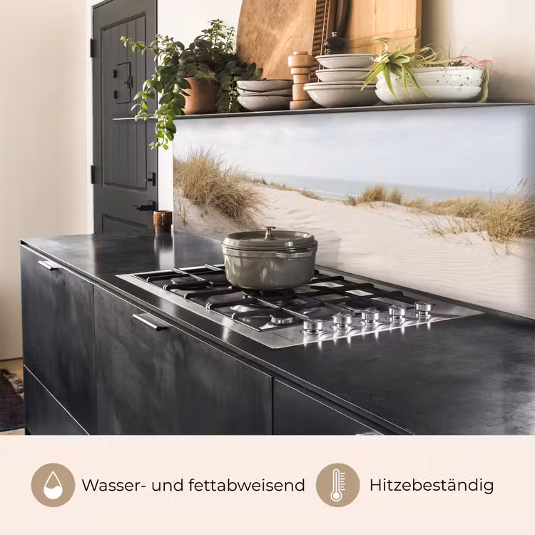 Wolken - Duinlandschap - Zand keuken achterwand 2 middel -usp_DE