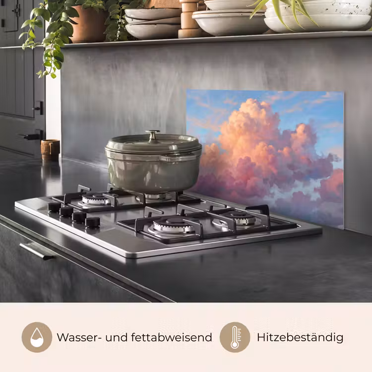 Wolken - Lucht - Natuur - Abstract - Kleurrijk keuken achterwand spatscherm klein -usp_DE