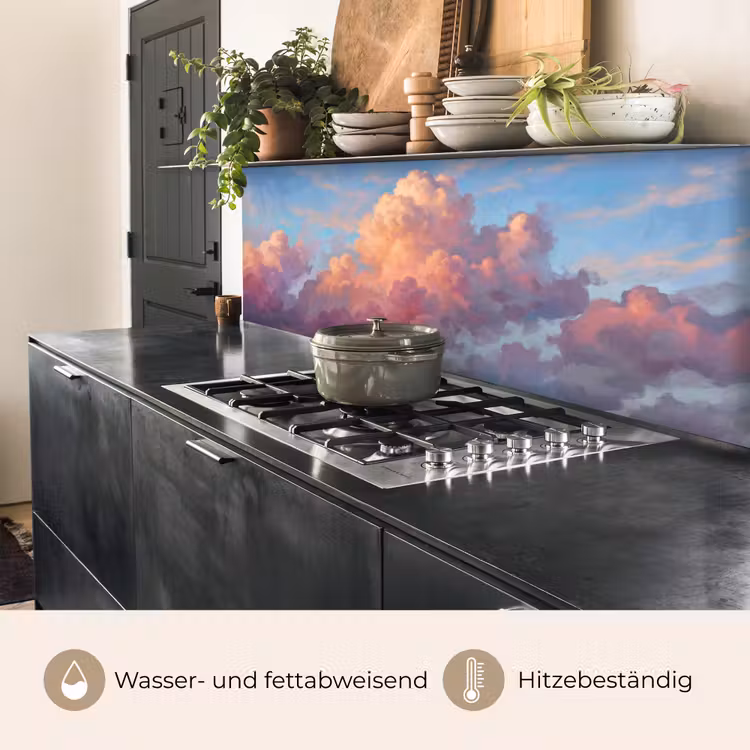 Wolken - Lucht - Natuur - Abstract - Kleurrijk keuken achterwand 2 middel -usp_DE