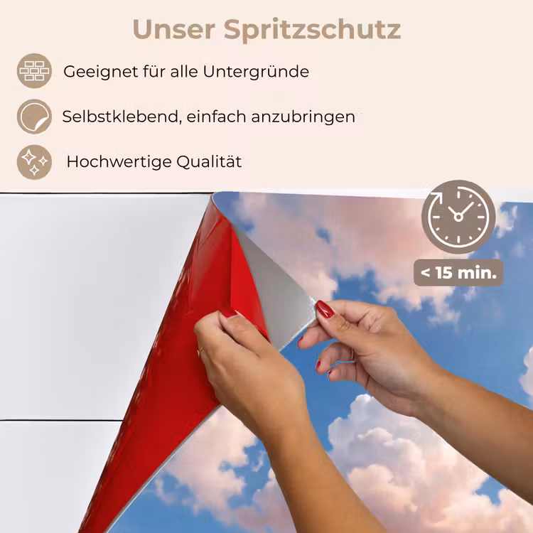 Wolken - Hemel - Natuur - Licht - Blauw keuken achterwand spatscherm klein -spatscherm_DE