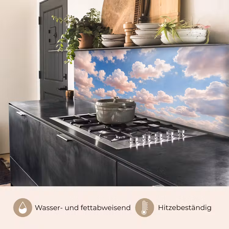 Wolken - Hemel - Natuur - Licht - Blauw keuken achterwand 2 middel -usp_DE