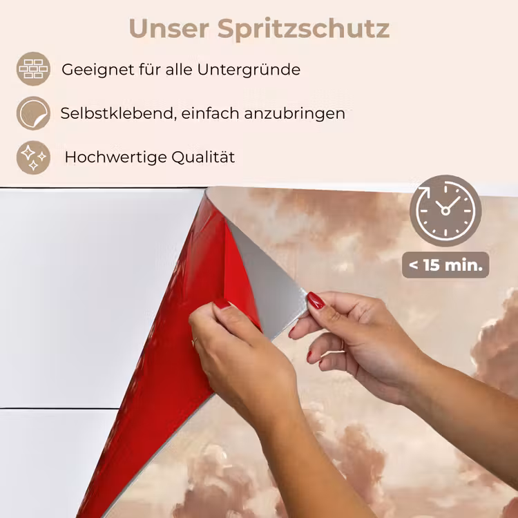 Wolken - Lucht - Natuur - Modern - Bruin keuken achterwand spatscherm klein -spatscherm_DE