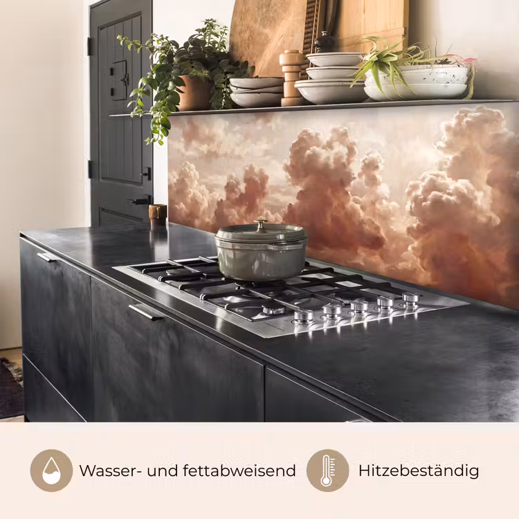 Wolken - Lucht - Natuur - Modern - Bruin keuken achterwand 2 middel -usp_DE
