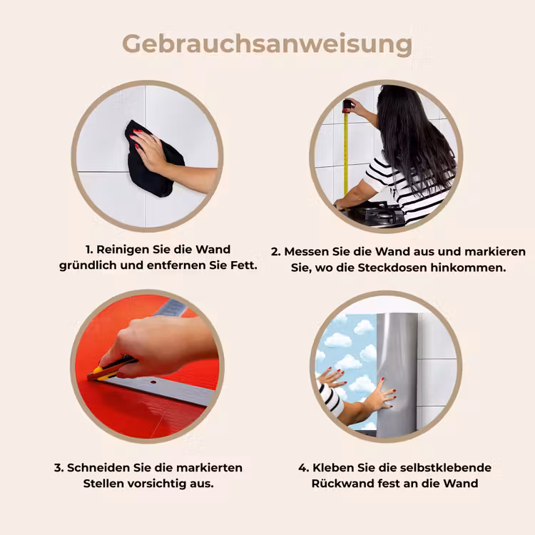 Wolken - Illustratie - Blauw keuken achterwand 2 middel 871 -gebruiksaanwijzing_DE