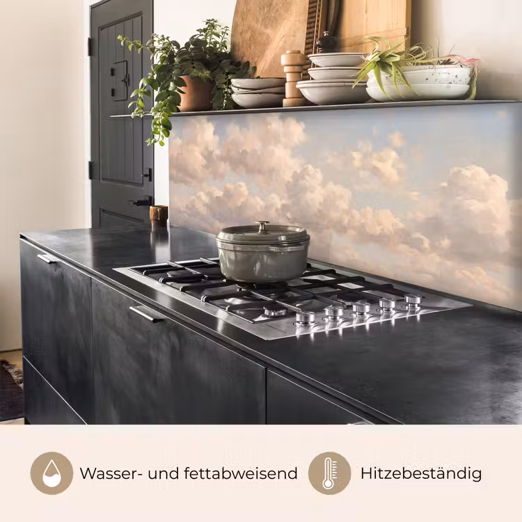 Wolken - Zacht - Natuur - Klassiek - Beige keuken achterwand 2 middel -usp_DE